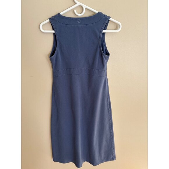 Athleta Sleeveless Senorita Casual Midi Dress in Light Blue Gray Size Small TALL - Picture 6 of 12